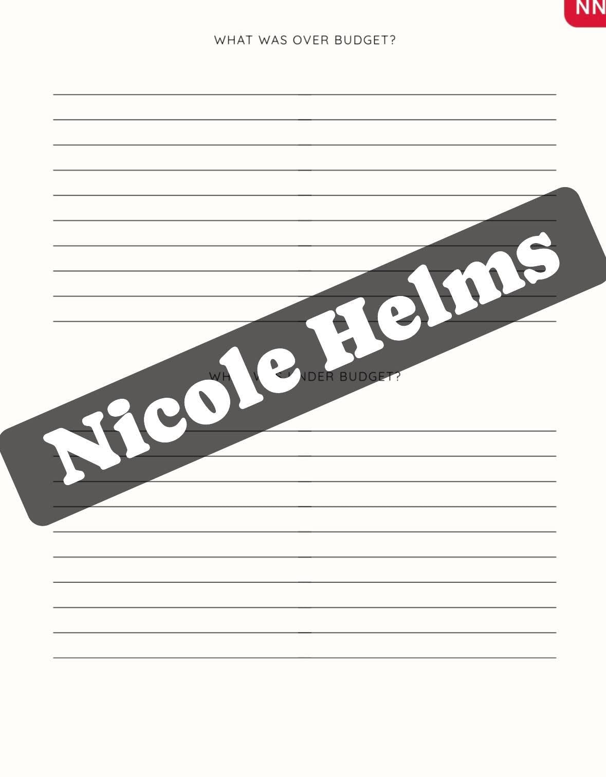 Budgeting made easy- editable!