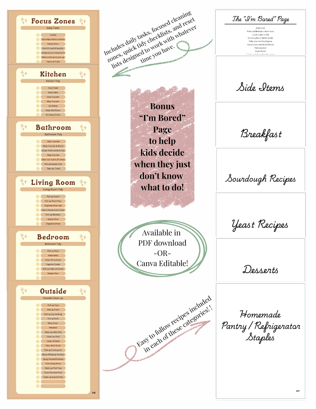 Bundle! Meal Planning Made Easy AND Budgeting Made Easy!