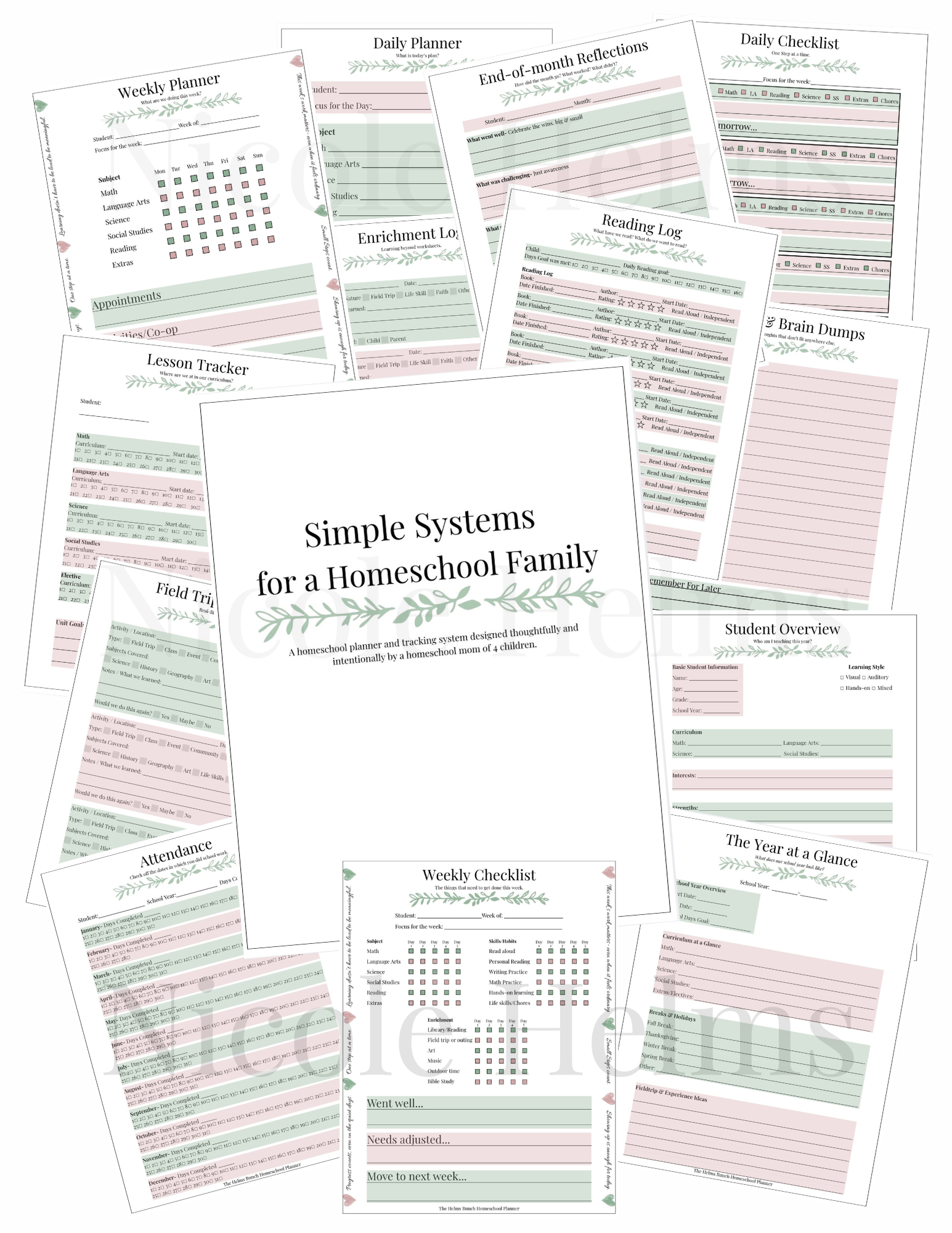 A Homeschooling planner/tracker for the busy parent!